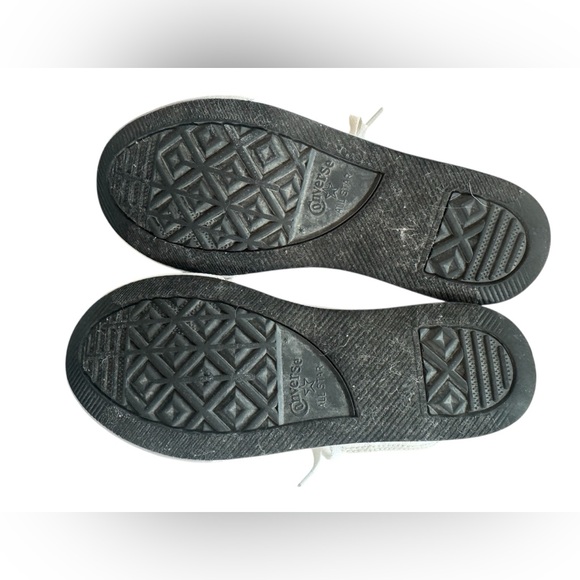 Classic White High-Top Platform Kids Sneakers - Size 3 - Picture 6 of 9